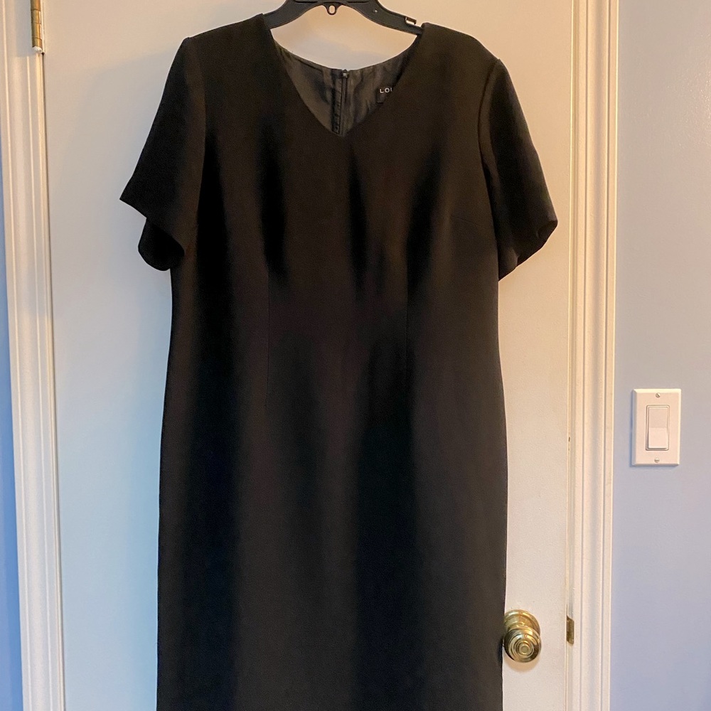 Louben by Additionelle little black dress. Size 14.  Black.